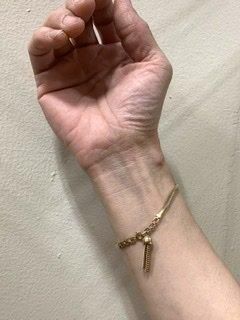 40s 50s スウィートハート 金属のフリンジ ブレスレット