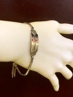 40s 50s スウィートハート 金属のフリンジ ブレスレット
