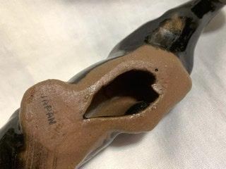 50s 黒ヒョウ ブラックパンサー ヒョウ 黒豹 ヴィンテージ 陶器 50s 黒ヒョウ ブラックパンサー ヒョウ 黒豹 ヴィンテージ 陶器
