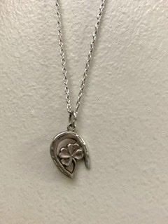 週末限定ンセール 50s ホースシュー 馬蹄 ネックレス ラッキー チャーム アクセサリー