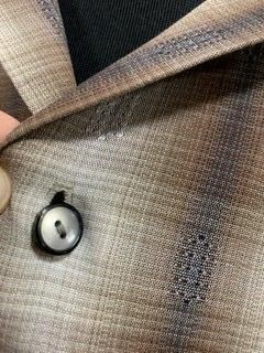 50s 60s シャドーチェック オンブレチェック シャツ 50s 60s シャドーチェック オンブレチェック シャツ