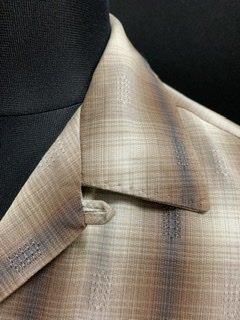 50s 60s シャドーチェック オンブレチェック シャツ 50s 60s シャドーチェック オンブレチェック シャツ