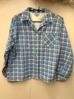 50s 紙タグつき デッドストック プリントネル プリントネルシャツ