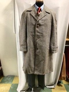 ほぼデッドストック 40s ハリスツイード コート チェスター