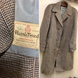 専用50's VINTAGE　ツイードチェスターコート 楽天市場】60's ビンテージ □ BURTON x Harris Tweed ライナー