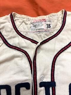 40s 50s 当時モノ WILSON ベースボールシャツ ユニフォーム 野球