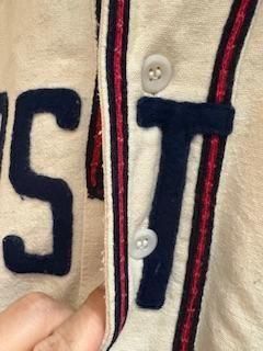 40s 50s 当時モノ WILSON ベースボールシャツ ユニフォーム 野球