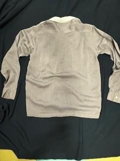 50s V字切替 ツートーン カスリ ロカビリーシャツ ヴィンテージ 1950