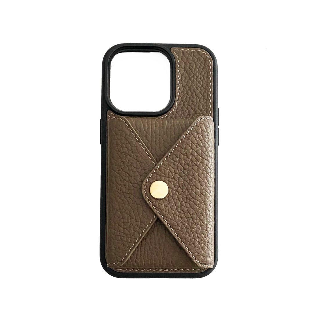 エルメスHERMES エテュイイーカバー レザースマホケースカード