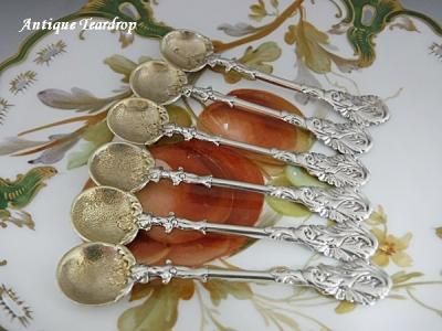 アンティークシルバー バターナイフ【ピアス細工】 シルバー