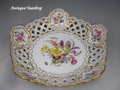 ⚡1920年代・手彩色ティーセット: ドイツ・フラウロイト ⚡1920年代・手彩色ティーセット: ドイツ・フラウロイト 食器セット