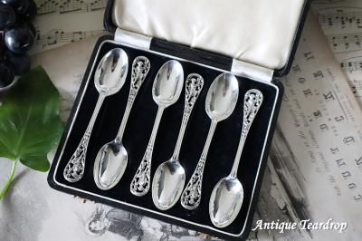 純銀製スプーン6本 純銀製 シルバースプーン 6本セット SILVER 記念品 シンプル