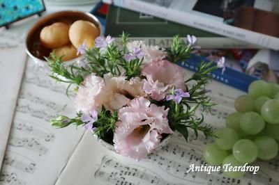 ⚡1920年代・手彩色ティーセット: ドイツ・フラウロイト 銀座発！逸品アンティーク 銀座アンティーク ティアドロップ