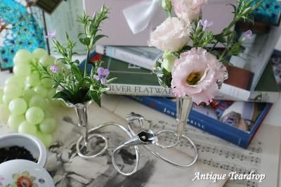 アンティーク純銀製　1900年ロンドン　ローズボール　フラワーボール アンティーク純銀製 1900年ロンドン ローズボール フラワー