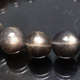 天然石 グレイッシュムーンストーン 9.5-10mm ブレスレット moo09001gr