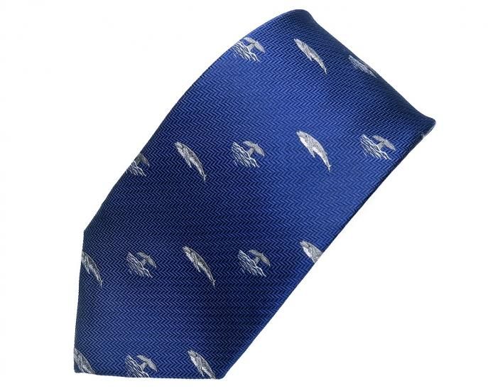 ネクタイ クジラ 紺 - 富士桜工房