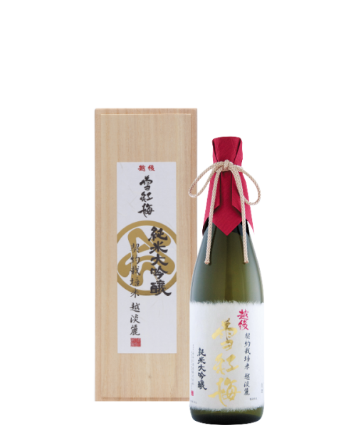 越後雪紅梅」純米大吟醸（箱入）720ml[N-183](sl190221)｜阪神