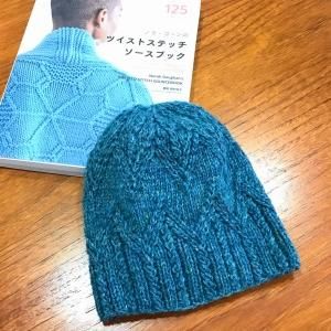 西村智子さんデザイン ZigZag Hat のパターン付き 糸セット