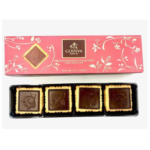 市価1,750円【GODIVA‐ビスケット‐ダークチョコレート‐並行輸入品】100g