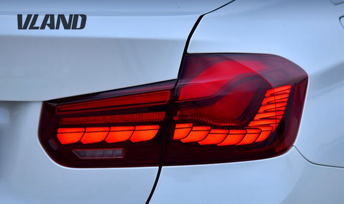 VLAND 流れるウィンカー BMW 3シリーズF30用 LEDテールランプ M4 GTS 有機OLED仕様 オープニング機能搭載 - VLAND