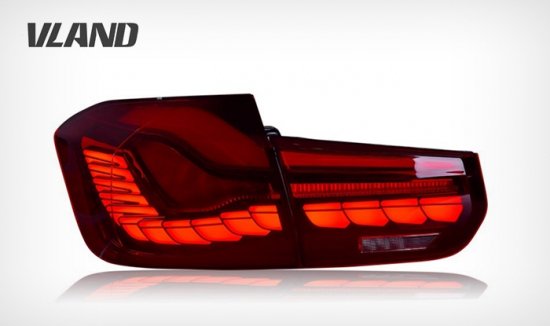 VLAND 流れるウィンカー BMW 3シリーズF30用 LEDテールランプ M4 GTS