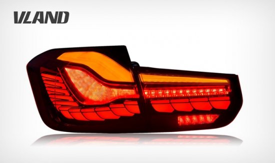VLAND 流れるウィンカー BMW 3シリーズF30用 LEDテールランプ M4 GTS ...