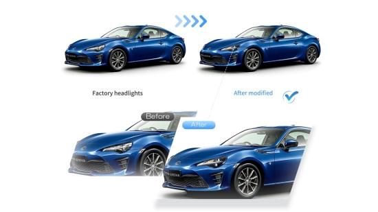【開封のみ】 よう86 brz zn6レクサスIS仕様 ヘッドライト 楽天市場】IS仕様 Lライン VLAND 流れるウィンカー搭載 86 FT86