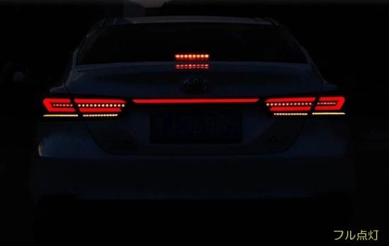 ZW カムリ 一本線 LEDテールランプ 70系 スモーク クリア ZW カムリ 一本線 LEDテールランプ 70系 スモーク クリア