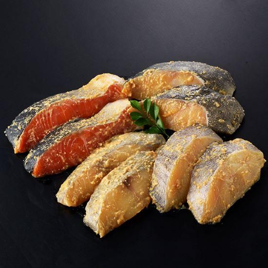 特選味噌漬け4品8切セット 鳥海水産 魚亀 公式ネットショップ 特選味噌漬け4品8切セット 鳥海水産 魚亀 公式ネットショップ