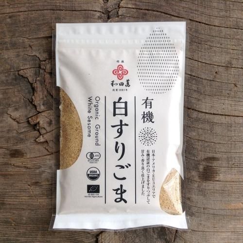 和田萬 有機 白すりごま 50g 自然食cotan コタン 岡山市の自然食料品店 和田萬 有機 白すりごま 50g 自然食cotan コタン 岡山市の自然食料品店