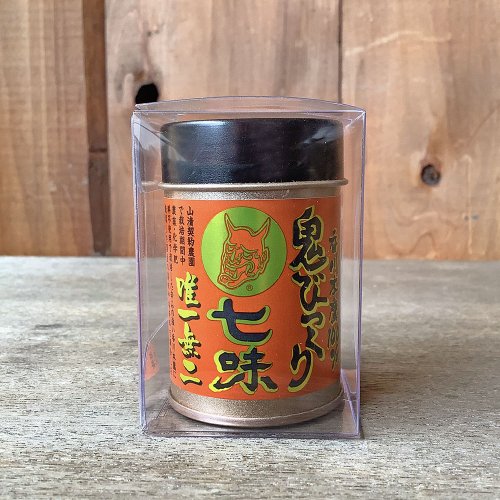 山清 / 鬼びっくり荒びき七味唐辛子　缶入12g
