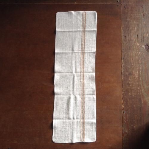 布良　オーガニック手紡ぎ 大判クロス 布良(ふら) / ふらそらクロス 25cm × 80cm