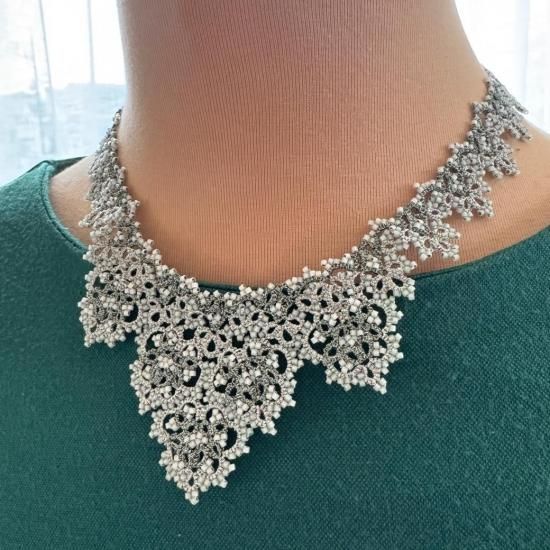 LORINA BALTEANU レース ネックレス LORINA BALTEANUレースネックレス