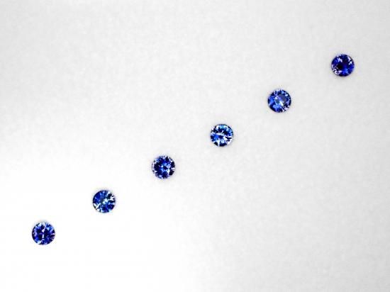 希少石 ベニトアイトセット ベニトアイト 6個セット ルース 0.26ct - 宝石ルースをお値打ち