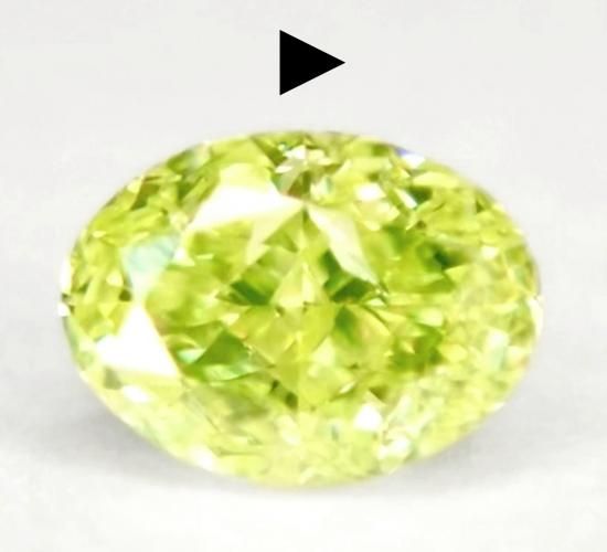 0.558 ct F.DK.GY‐Y.GREEN 天然 グリーン ダイヤモンド