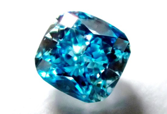 天然 ブルーダイヤモンド（ビビッド）0.11ct 【 Fancy Vivid Green Blue 】 GIA -  宝石ルースをお値打ちに販売【優美堂】こだわりの希少石・原石