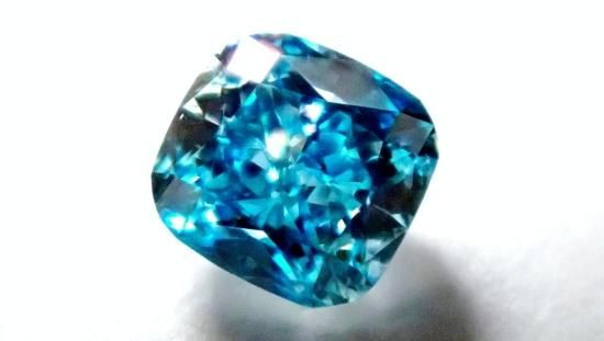 FANCY GREENISH BLUE 0.111ct OV/RT1929