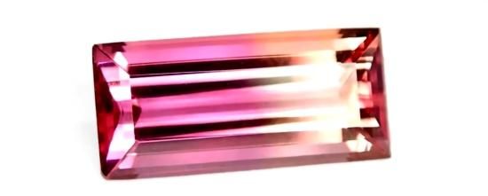 非加熱 バイカラーインペリアルトパーズ ルース 1.96ct - 宝石 非加熱 バイカラーインペリアルトパーズ ルース 1.96ct - 宝石