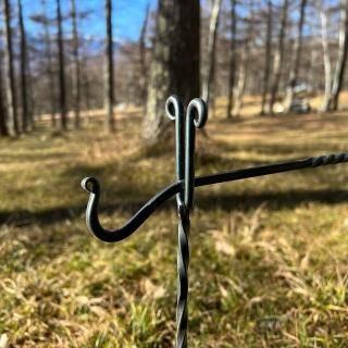TJMツイストロストル台用金属フレー ム 希少】TJM Twist ファイヤーアンカーサークル 五徳 野営 - メルカリ