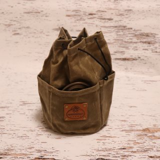 PNW Bushcraft Cedar Bucket Bag with the PNW patch