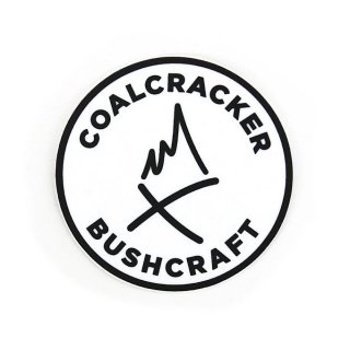 COALCRACKER BUSHCRAFT White and Black Coalcracker Sticker