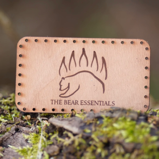 The Bear Essentials Outdoors Leather Patch