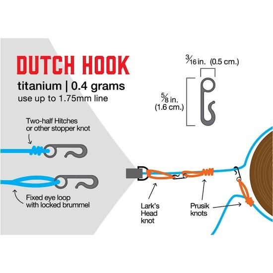 DutchWare TITANIUM DUTCH HOOK (SINGLE) | 軽量なチタン製