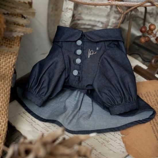 PPcloset デニムブラウス FLUFFY DENIM BLOUSE 31 PPcloset デニムブラウス FLUFFY DENIM BLOUSE 31