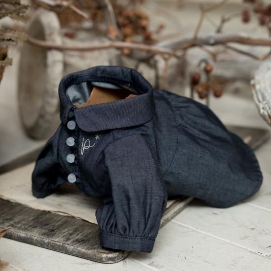 PPcloset デニムブラウス FLUFFY DENIM BLOUSE 31 PPcloset デニムブラウス FLUFFY DENIM BLOUSE 31
