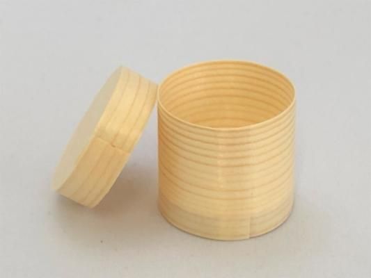 松経木曲げわっぱ 使い捨て弁当箱 40個セット 経木ミニわっぱ/木具輪 株式会社スドウ