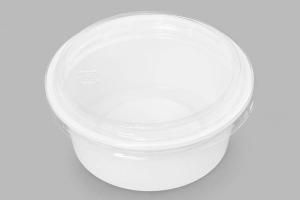 丸カップS-13<br>ホワイト　本体・蓋セット　100枚入