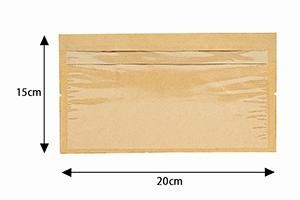 (ベーカリー袋)窓付きディッシュバッグL<br>1袋100枚<br>1ケース1000枚
