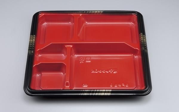 ≪在庫限り大特価品≫(5つ仕切り弁当容器)BF弁当9 西京 本体・蓋 ≪在庫限り大特価品≫(5つ仕切り弁当容器)BF弁当9 西京 本体・蓋