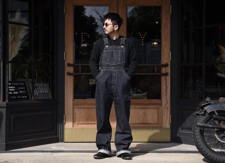 1603 CARPENTER OVERALL DIRT DENIM - TROPHY GENERAL STORE
